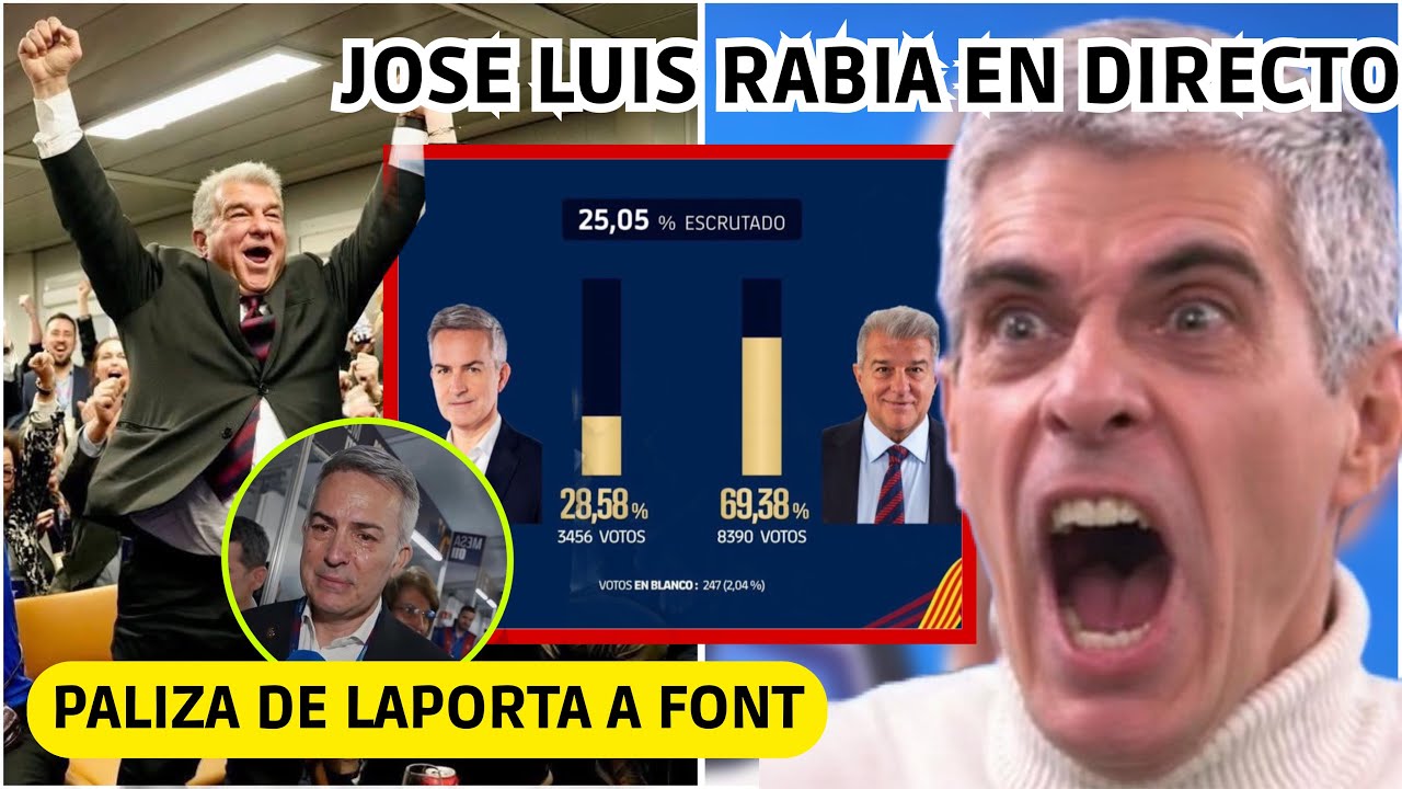 💥PALIZA de LAPORTA a VICTOR FONT y MANITA del BARÇA que DEJA A JOSE LUIS SANCHEZ RABIANDO en DIRECTO