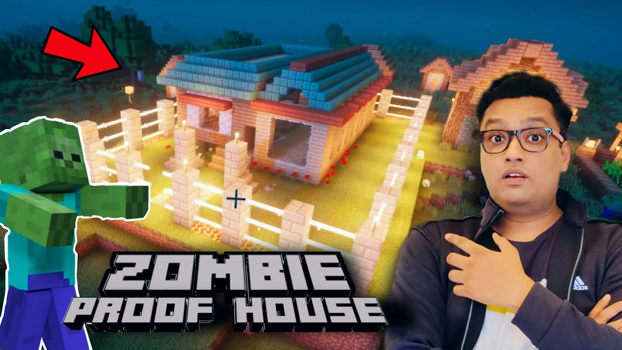 I Made ZOMBIE Proof House in MINECRAFT - Gaurav Katare Gaming