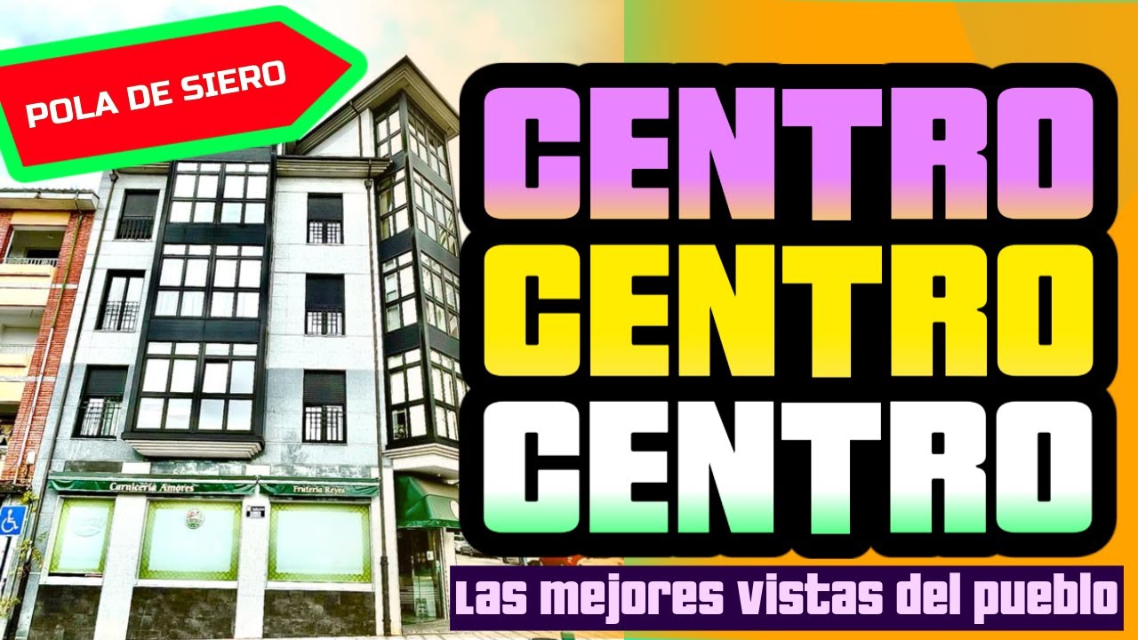 VENDIDO | 169.000€ | El piso con LAS MEJORES VISTAS de POLA DE SIERO | Encantador pueblo asturiano