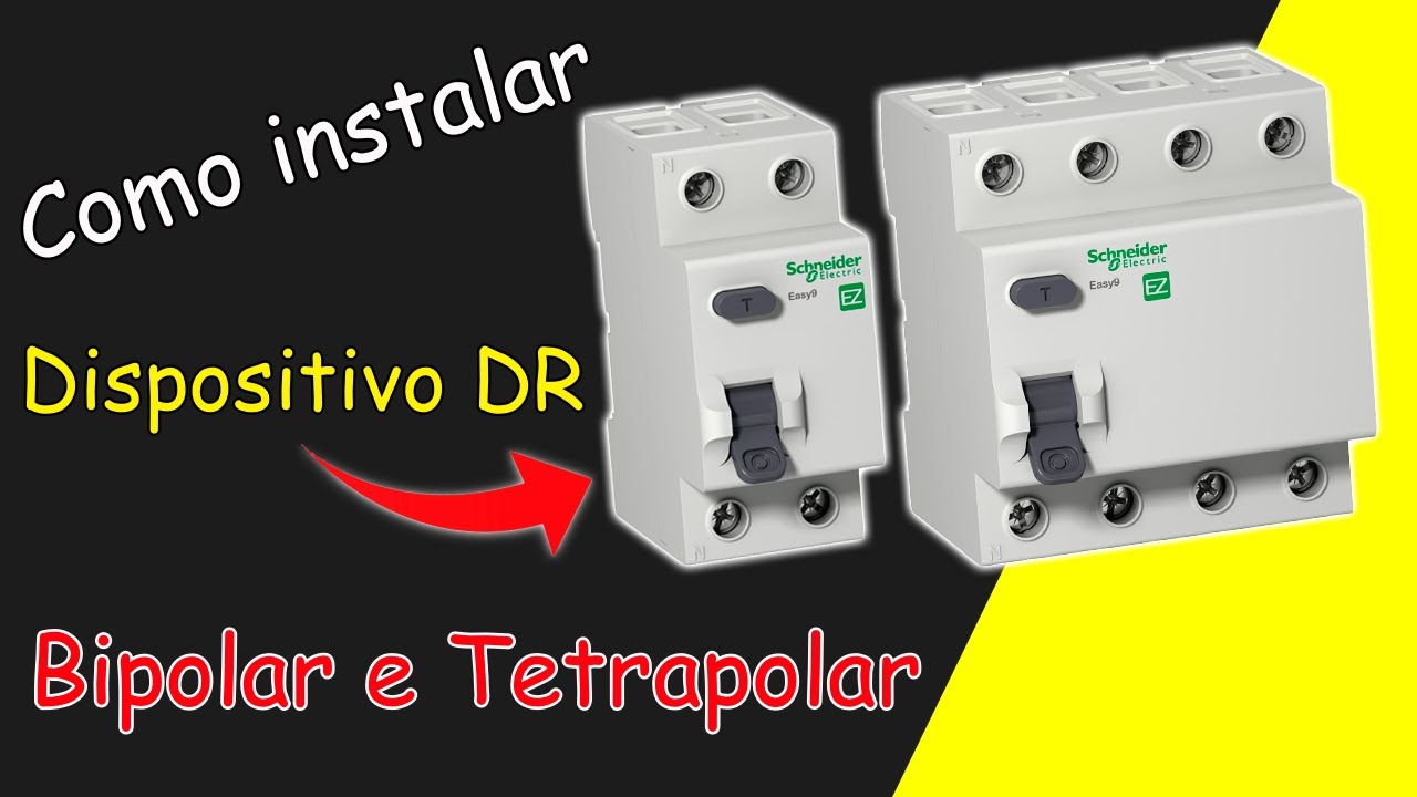 Como Instalar DISPOSITIVO DR Bipolar e Tetrapolar na Instala&ccedil;&atilde;o El&eacute;trica
