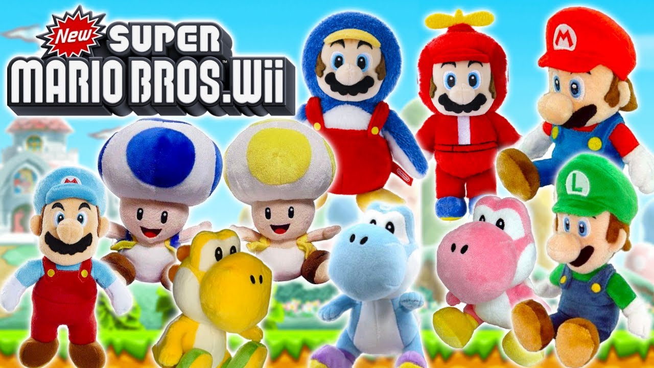 New Super Mario Bros Wii Plushes