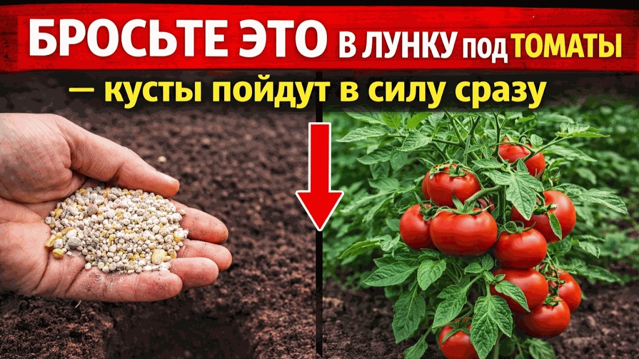 НЕ САЖАЙТЕ ТОМАТЫ БЕЗ ЭТОГО — лунка решает всё