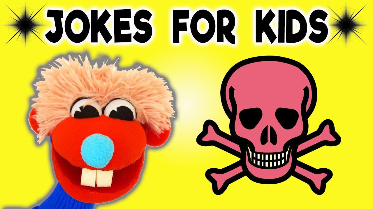 SILLY SKELETON PHONE JOKE! - JOKES FOR KIDS! Telephone! LOL! 100% Silly Jokes! FUNNY! Sock Puppet!
