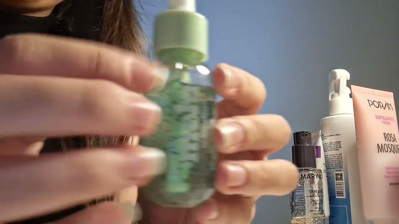 MEU PRIMEIRO ASMR, FAZENDO SUA SKIN CARE