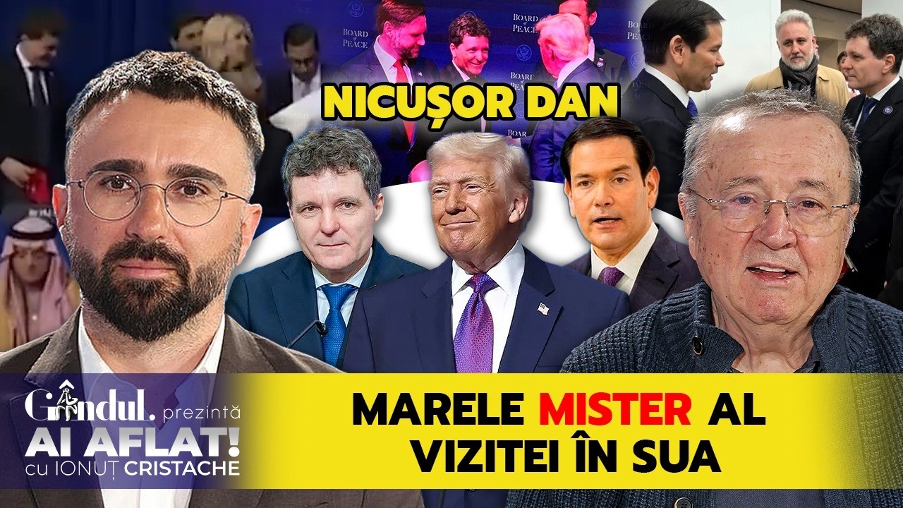 Ion Cristoiu - De ce a fost, de fapt, Nicușor Dan la Trump! / Ai aflat! Cu Ionuț Cristache
