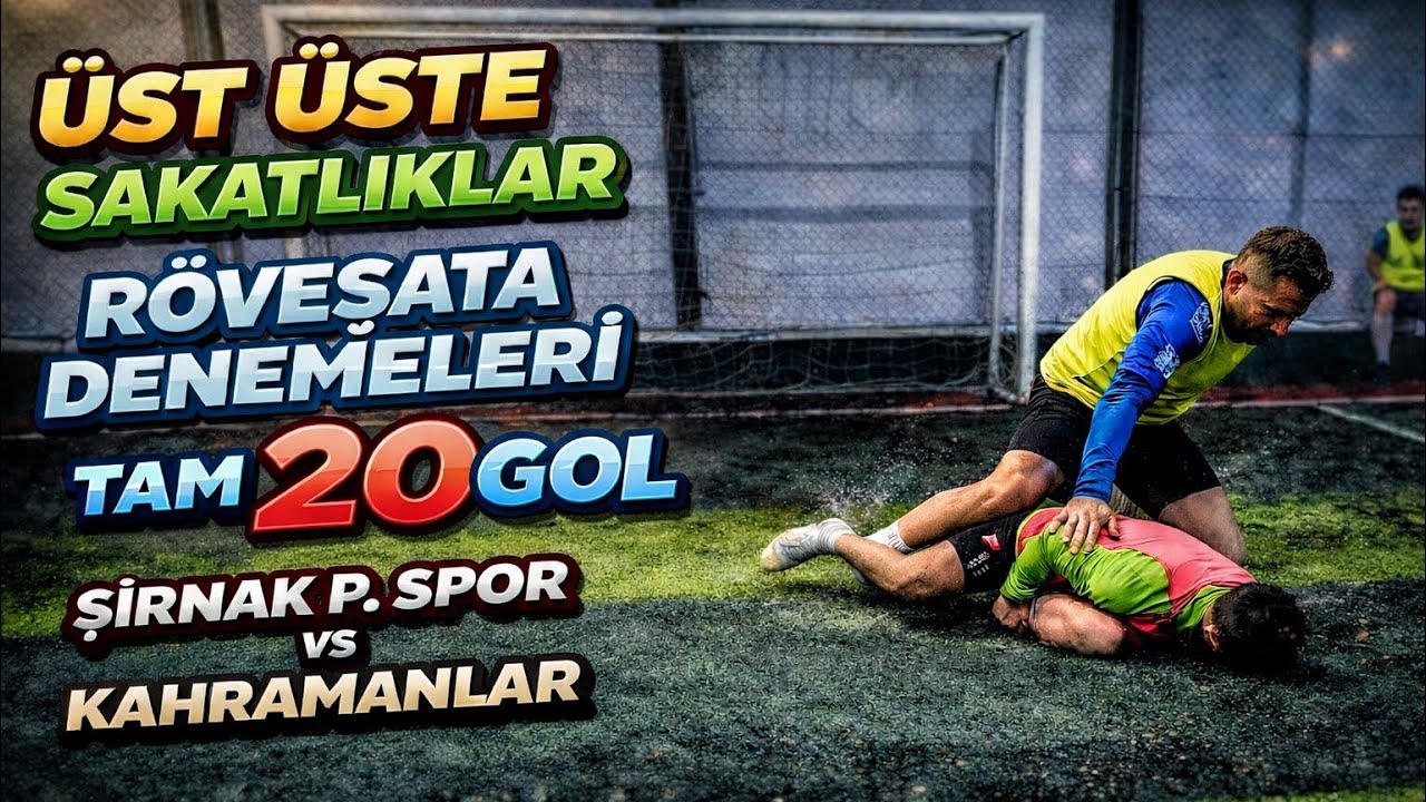 🏟️ŞIRNAK P. SPOR ⚔️ KAHRAMANLAR⚽️Maçın Kaderini Son Dakikalar BELİRLEDİ! 🎥 4K 60Fps