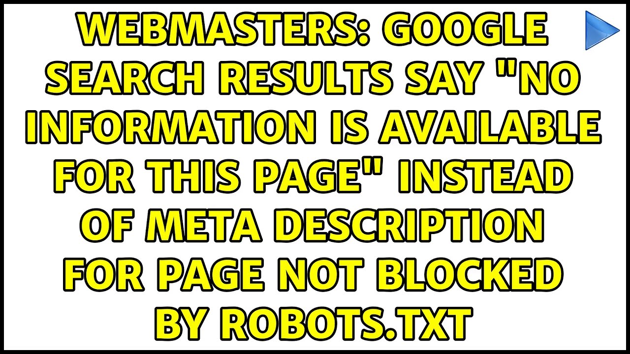 Google search results say 