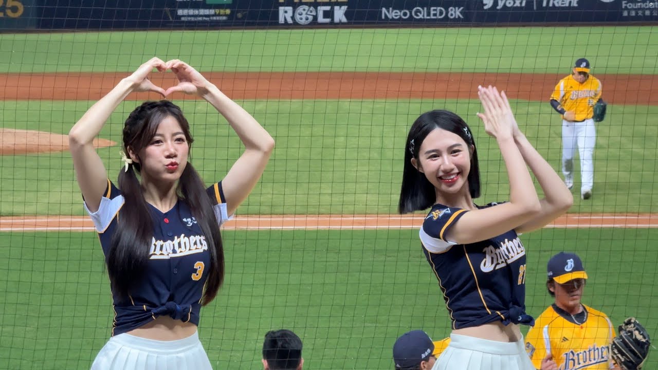 送你們通通出局#君白#小安#盈瑩#波波#夏蕾#沛婕#PassionSisters#台湾チアリーディングチーム#中華職棒#CPBL#洲際棒球場#20240607