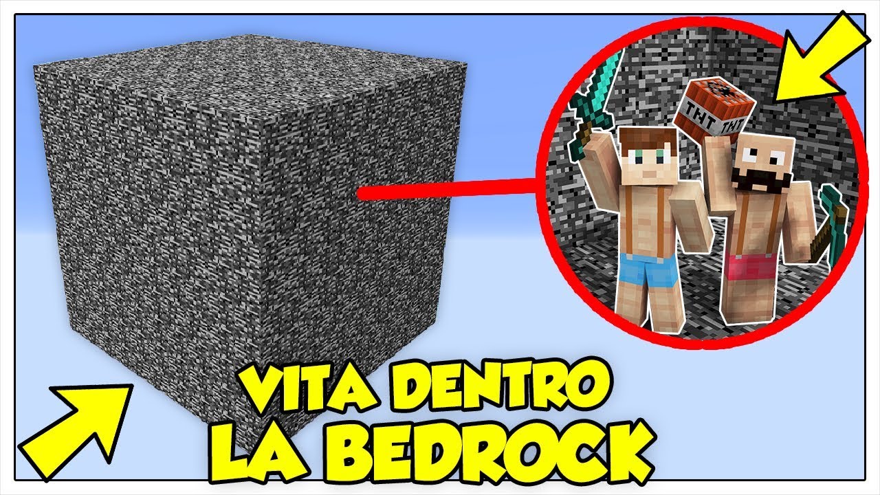 SI PUÒ SOPRAVVIVERE IN UN CUBO DI BEDROCK? - Minecraft ITA