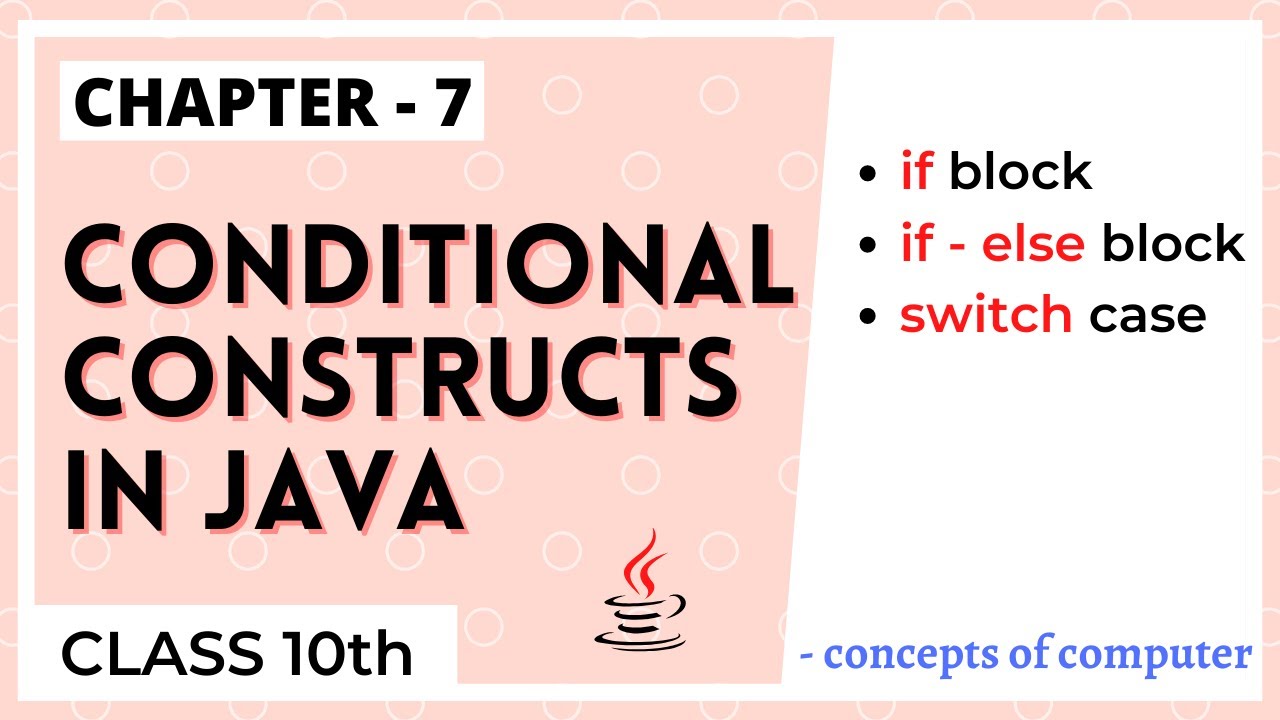 Conditional Operators in Java || if - else and switch case || ICSE class 10th