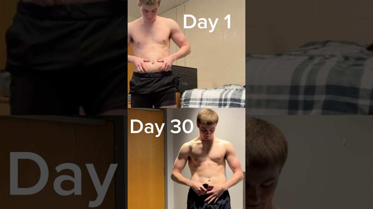 Can I Get Six Pack Abs in 30 Days? #sixpackabs #sixabs #absworkout #viralshorts #challenge #fitness