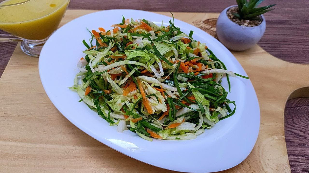 💥🥬 La más fácil y saludable ensalada de lechuga. ¡Te encantará! 😋🥕