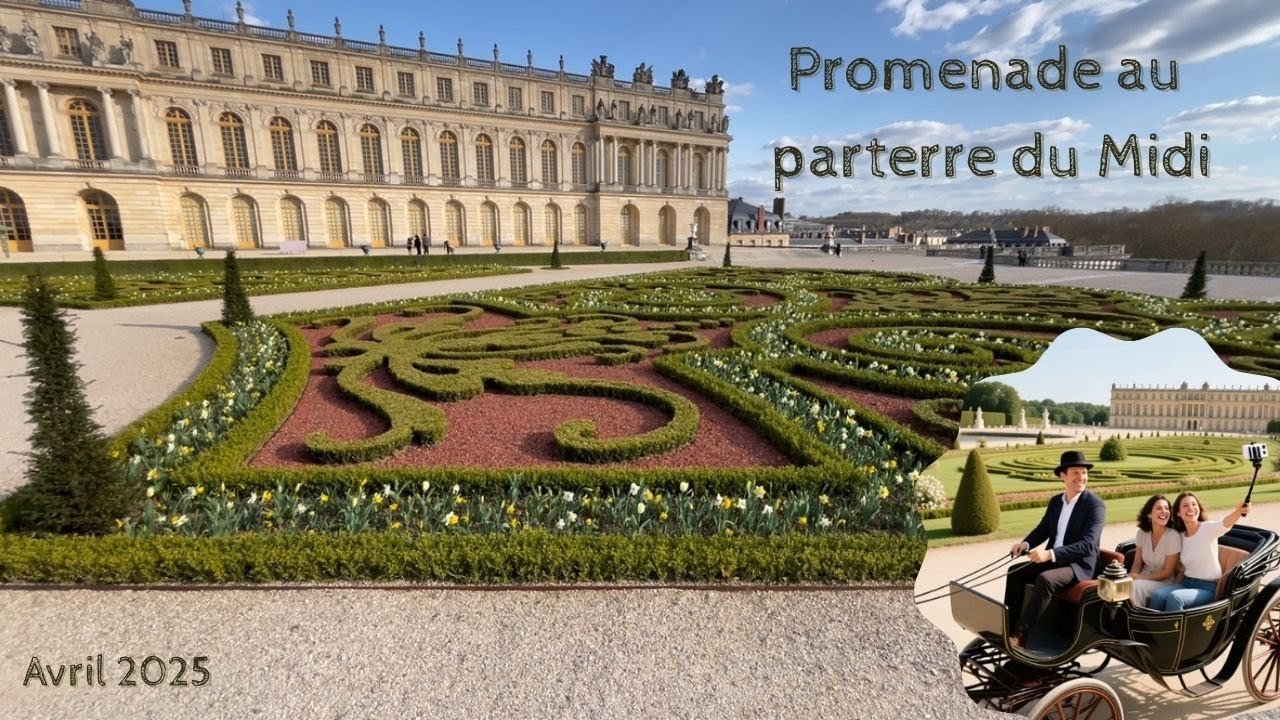Château de Versailles:  Promenade au Parterre du Midi