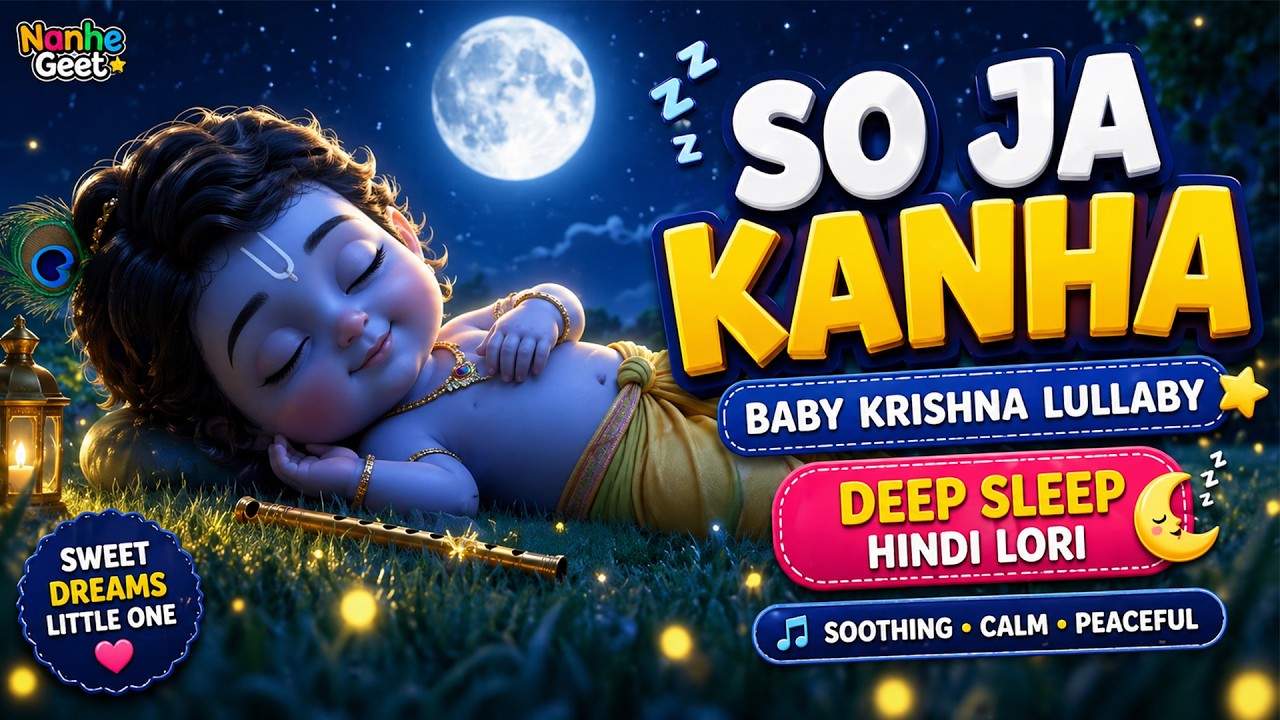 Baby Krishna Lullaby | Kisna Aayega Makhan Khayega | Nanhe Geet