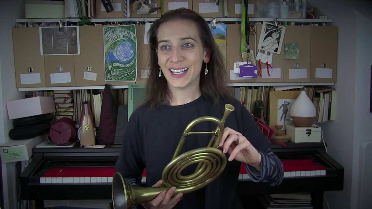 Day 100 of A Chorale A Day: Bonus video about the corno da tirarsi