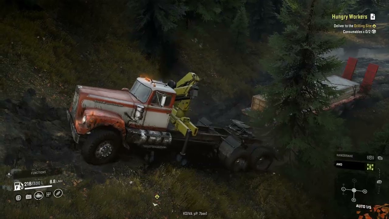 SnowRunner Career Mode | Episode 13 | Hungry Workers(Smithville Dam)