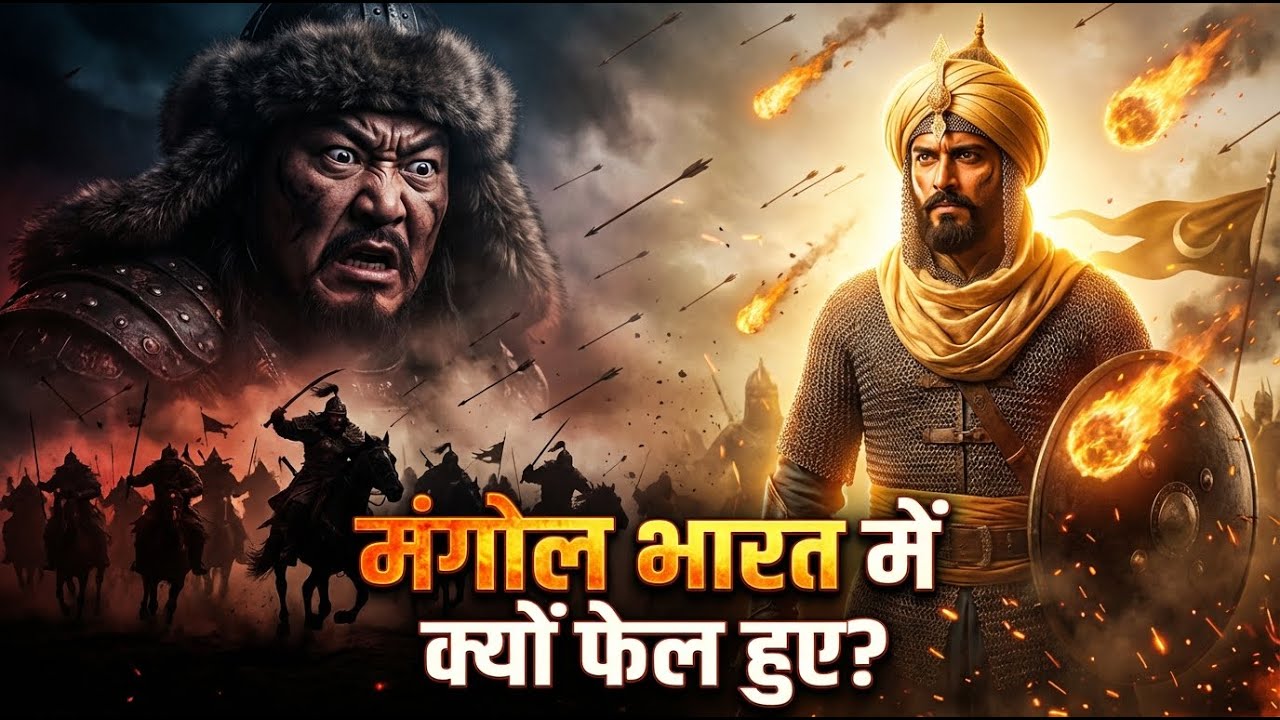 पूरी दुनिया तबाह करने वाले मंगोल भारत में क्यों हार गए? 😱 | The Muslim Warrior Who Stopped Mongols