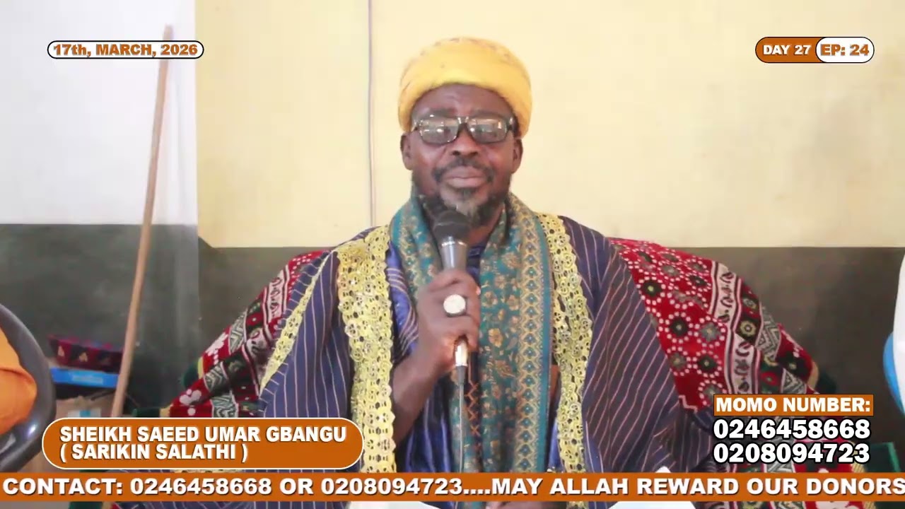 CMYA 2026 TAFSEER BROADCAST ON NTV: SHK. SAEED UMAR GBANGU (SARIKIN SALATHI), EP24. 