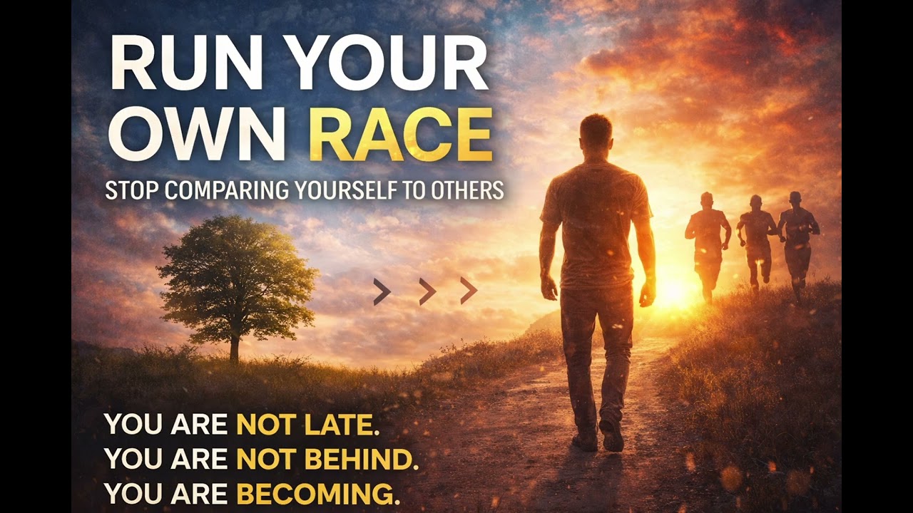 Run your own race Stop comparing yourself from others