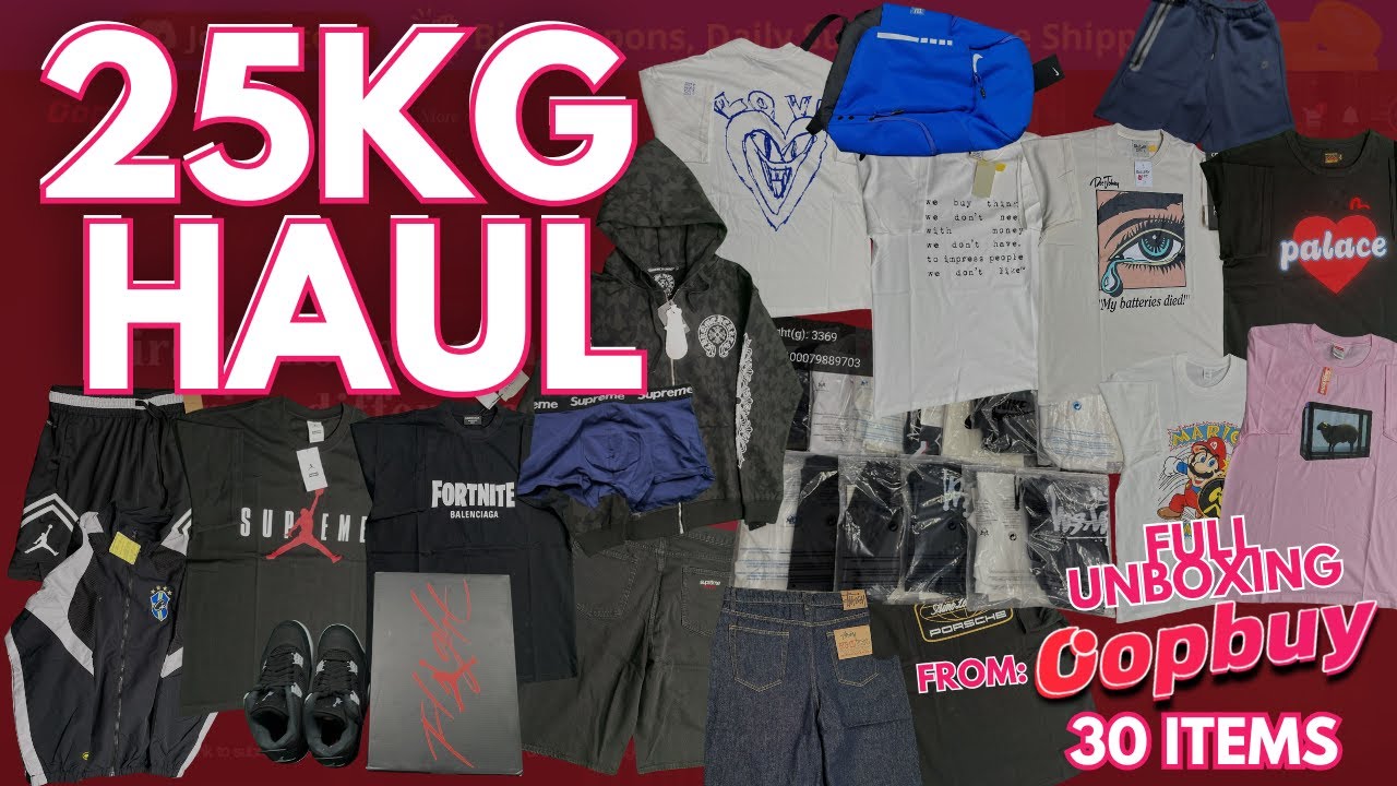 🔥📦$1200 25 KG Oopbuy Haul - Summer items and MORE