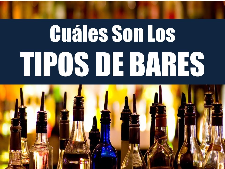 Tipos de Bares: Curso Como Iniciar Tu Bar