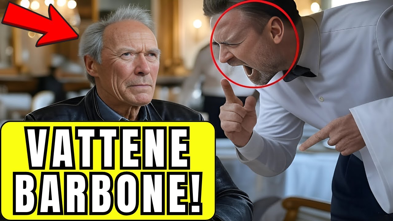 Lo Tratta Come un Barbone: Ma è Clint Eastwood, il Proprietario del Ristorante.