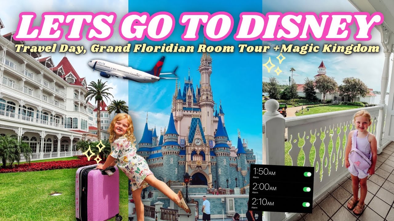 DISNEY WORLD TRAVEL DAY VLOG ✨✈️ Grand Floridian Check In, Room Tour + Magic Kingdom