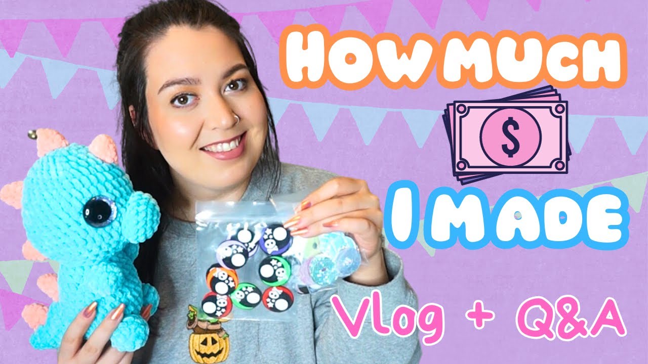 HOW MUCH MONEY I MADE ON ETSY IN 30 DAYS | Crochet Business Vlog + Q&A