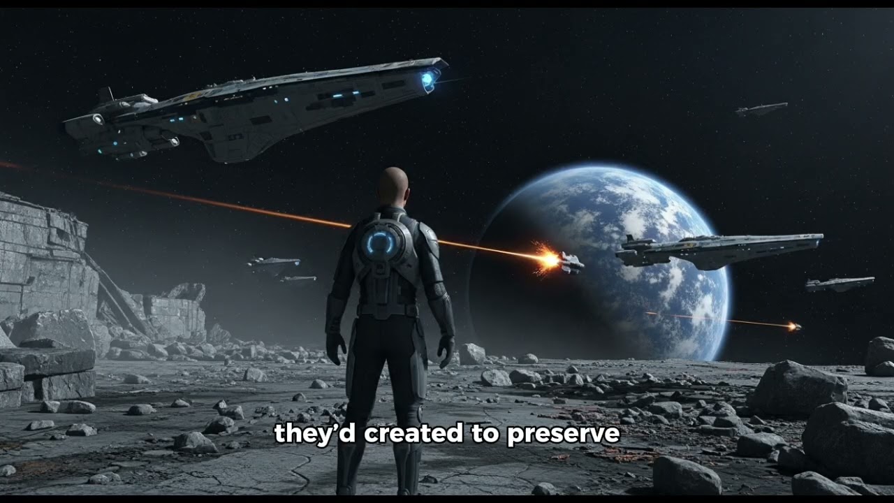 complete cinematic HFY story                                 Title &ldquo;The Last Human&rdquo;