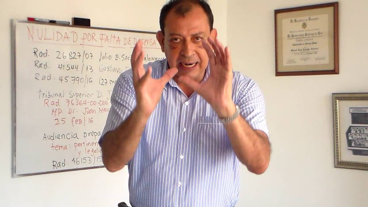 IGNORANCIA Y FALTA DE APTITUD DE LA DEFENSA CONDUCE A NULIDAD. Rad. 45790/16, MP Dr. Malo Fernández.