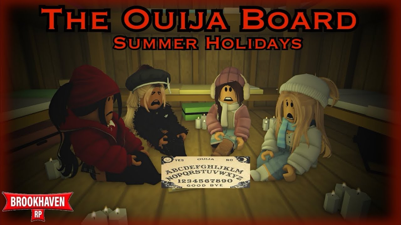 &ldquo;The Ouija Board&rdquo; Summer Holiday Horror Story | ROBLOX BROOKHAVEN 🏕️😱