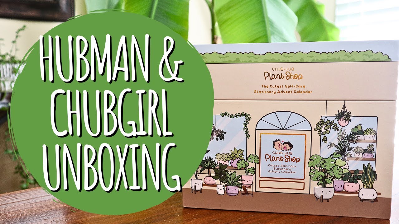 Hubman & Chubgirl Unboxing | Plant Shop Self Care Advent Calendar
