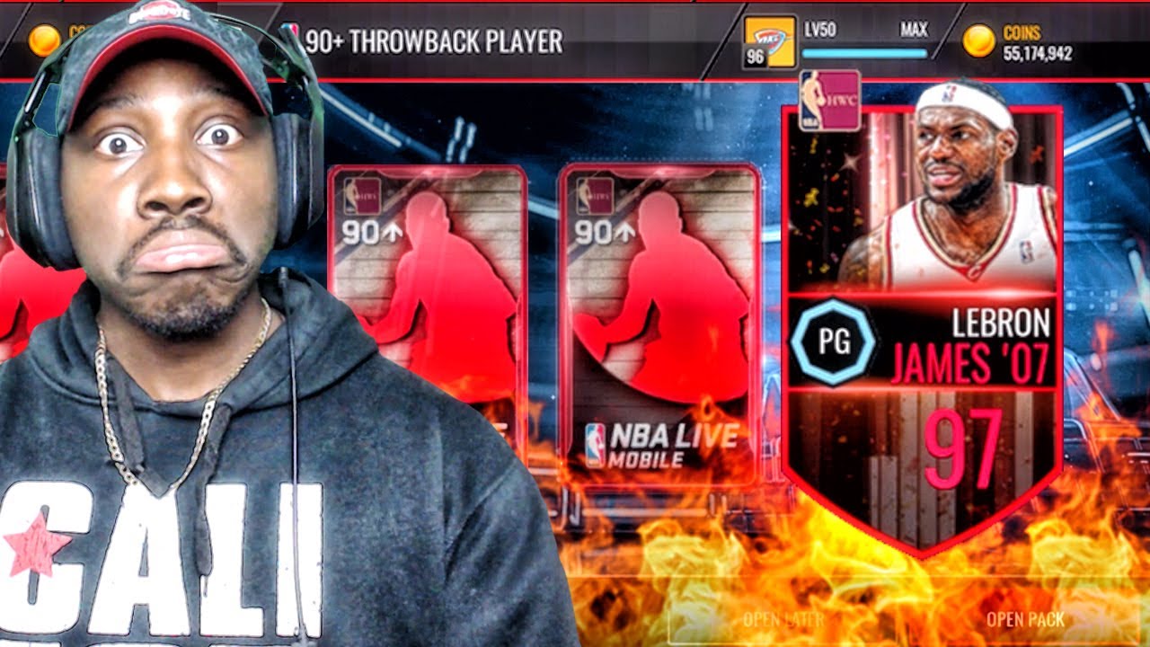 ОТКРЫТИЕ НАБОРА «ВОСХОЖДЕНИЕ» И ОБЩИЙ КЛАСС 97 ЛЕБРОН ДЖЕЙМС! NBA Live Mobile 16, игровой процесс...