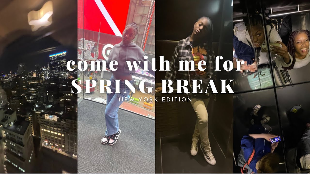come with me on my trip || spring break!
