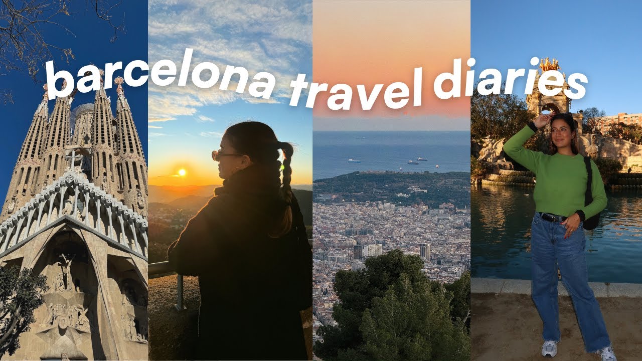 BARCELONA VLOG | 3 day couple's trip | exploring sagrada familia, las ramblas & yummy restaurants