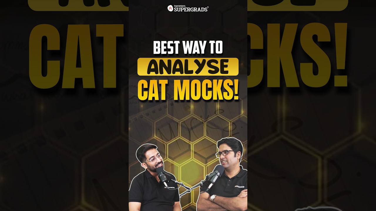Best Way to Analyze CAT Mocks 📈| How to Effectively Analyze CAT Mocks for Better Scores 🤔| #shorts