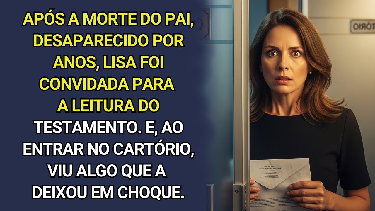 O pai dela deixou um testamento. Ao entrar no cartório, Lisa viu algo que a deixou em choque...