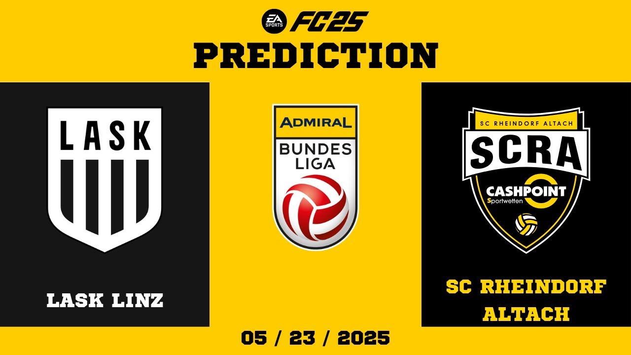 [4K] LASK Linz vs SC Rheindorf Altach - Prediction - 2024-25 Admiral Bundesliga - EA FC 25