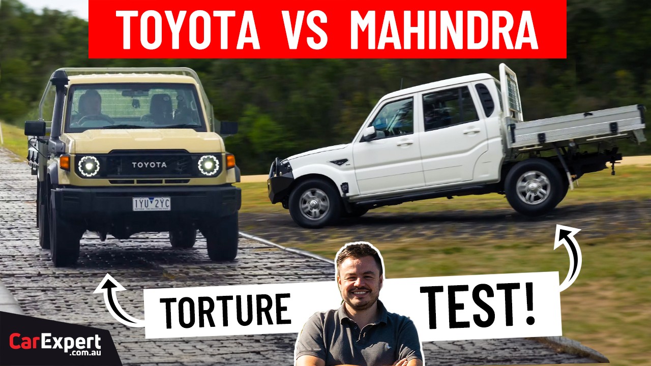LandCruiser 70 Series v Mahindra Pik-up ultimate TORTURE test