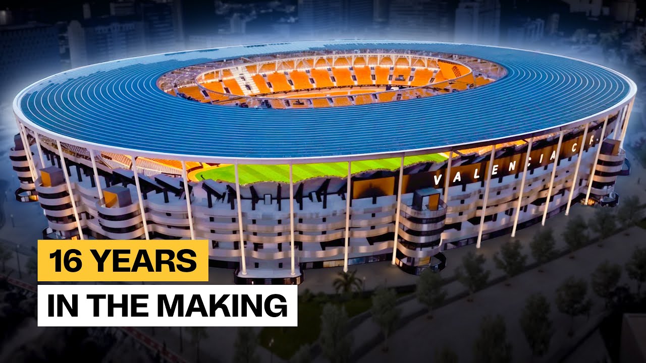Внутри нового стадиона CF Valencia стоимостью 300 миллионов долларов