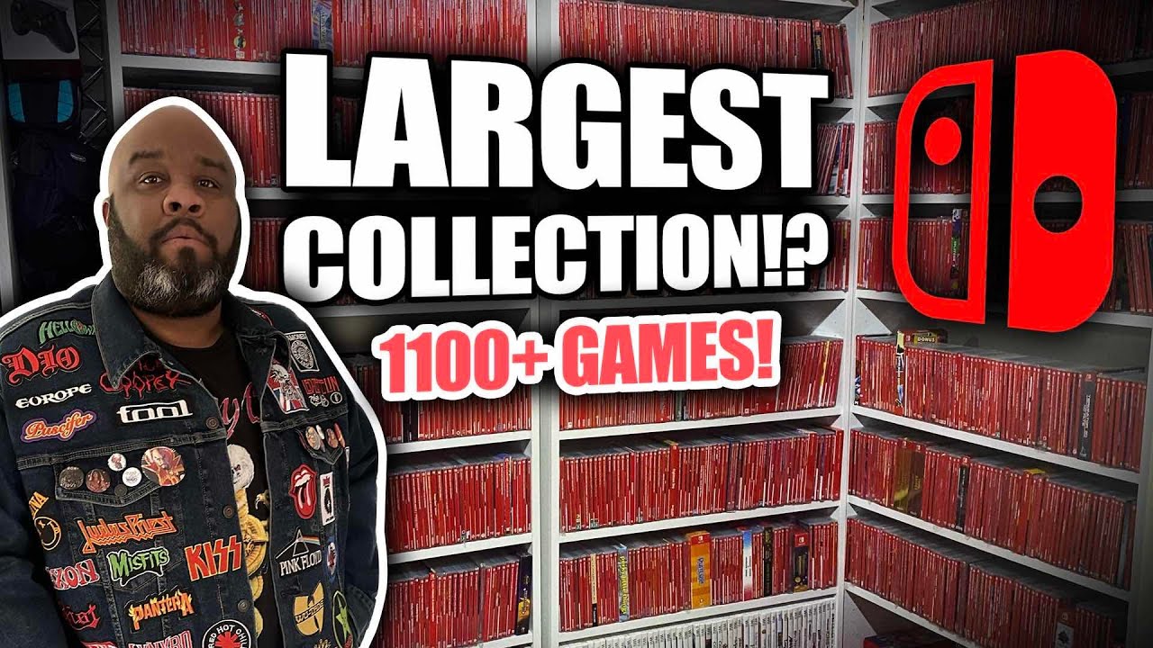 World's Largest Switch Collection?! | 1100+ Games