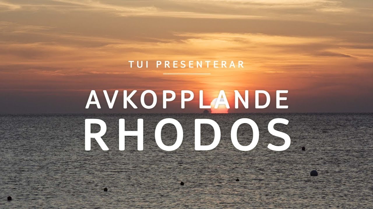 TUI presenterar: Avkopplande Rhodos