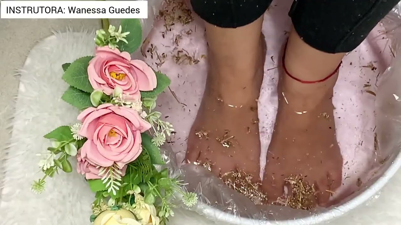 Aulas práticas,spa,escalda pés ,terapia podal - 05 aula 