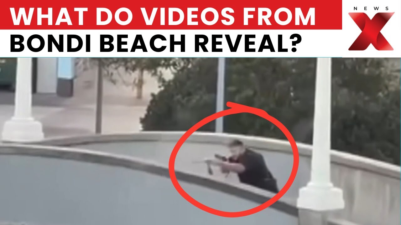 Bondi Beach Shooting: Dramatic Videos Show Chaos at Bondi Beach After Shooting | NewsX