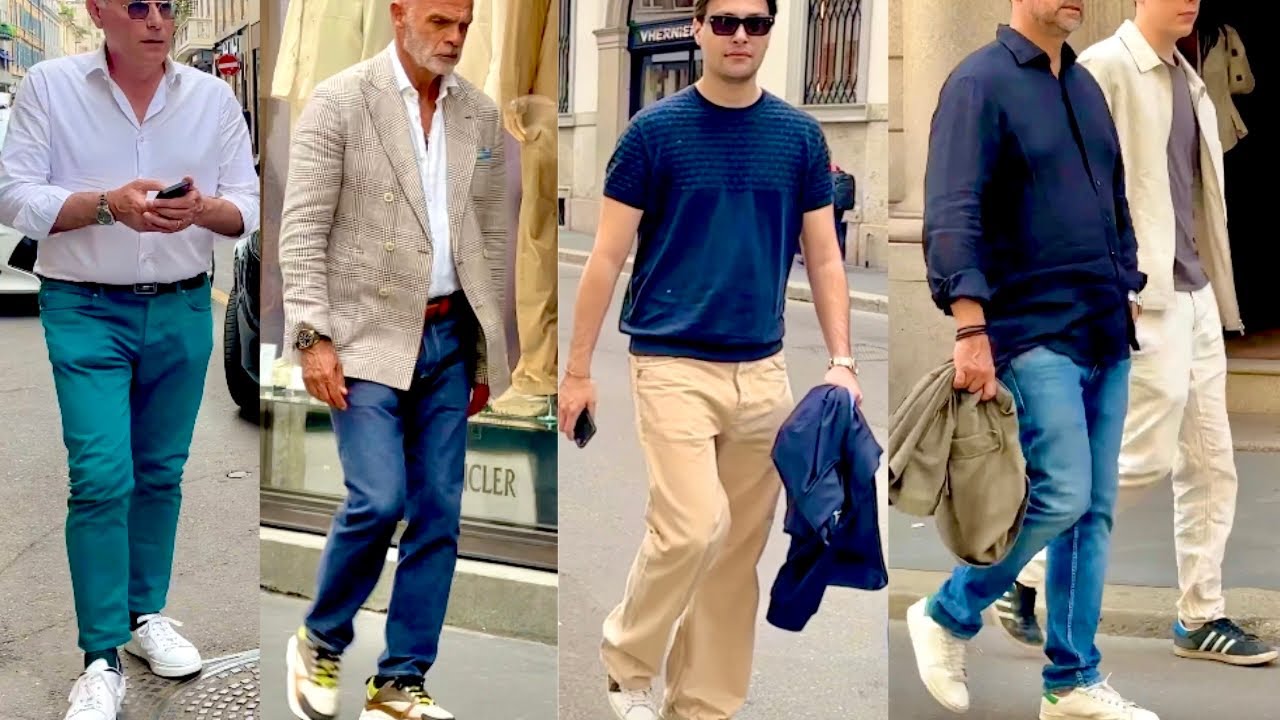 2025 May Men’s Street Style 🇮🇹Sylish Italian Guys & Men’s Spring Outfits & Men's Shopping