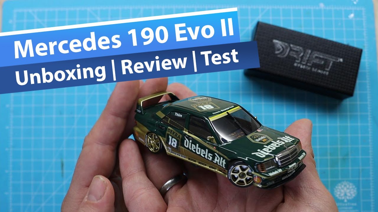 Mercedes 190E Evo II Diebels-Zakspeed Drift Racer Unboxing & Test | German