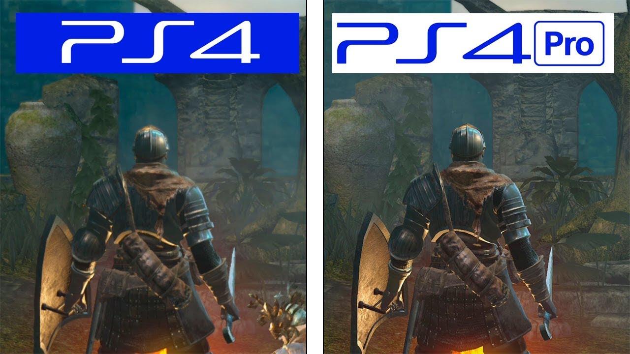 Dark Souls Remastered | PS4 vs PS4 Pro | GRAPHICS COMPARISON | Comparativa