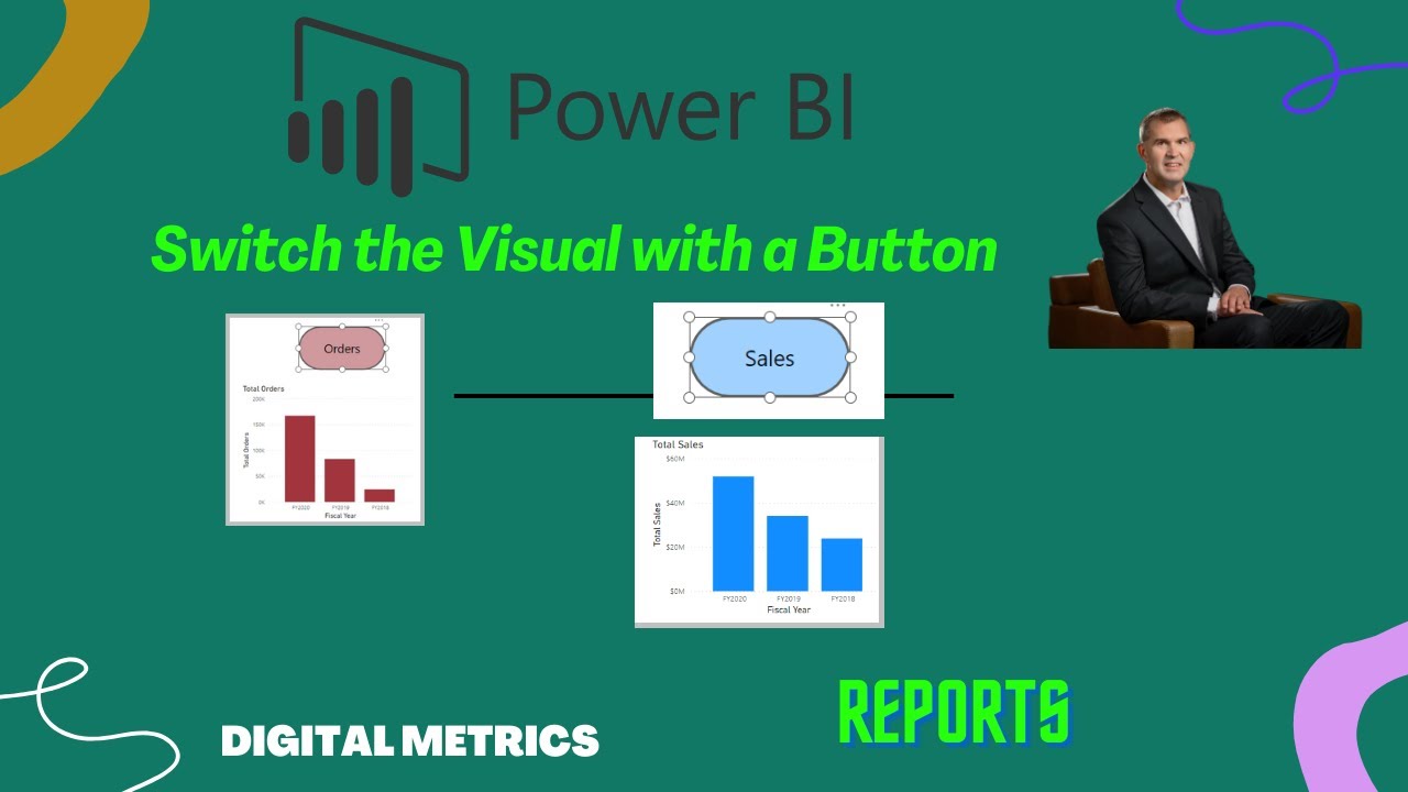 Power BI Switch Visuals with a Button
