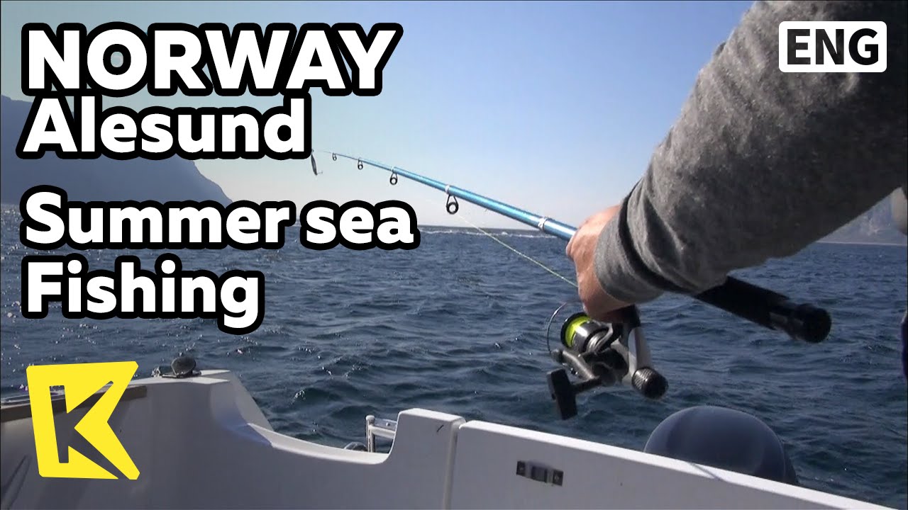 【K】Norway Travel-Alesund[노르웨이 여행-올레순]노르웨이 여름 바다 낚시/Boat/Sea/Lure/Fishing