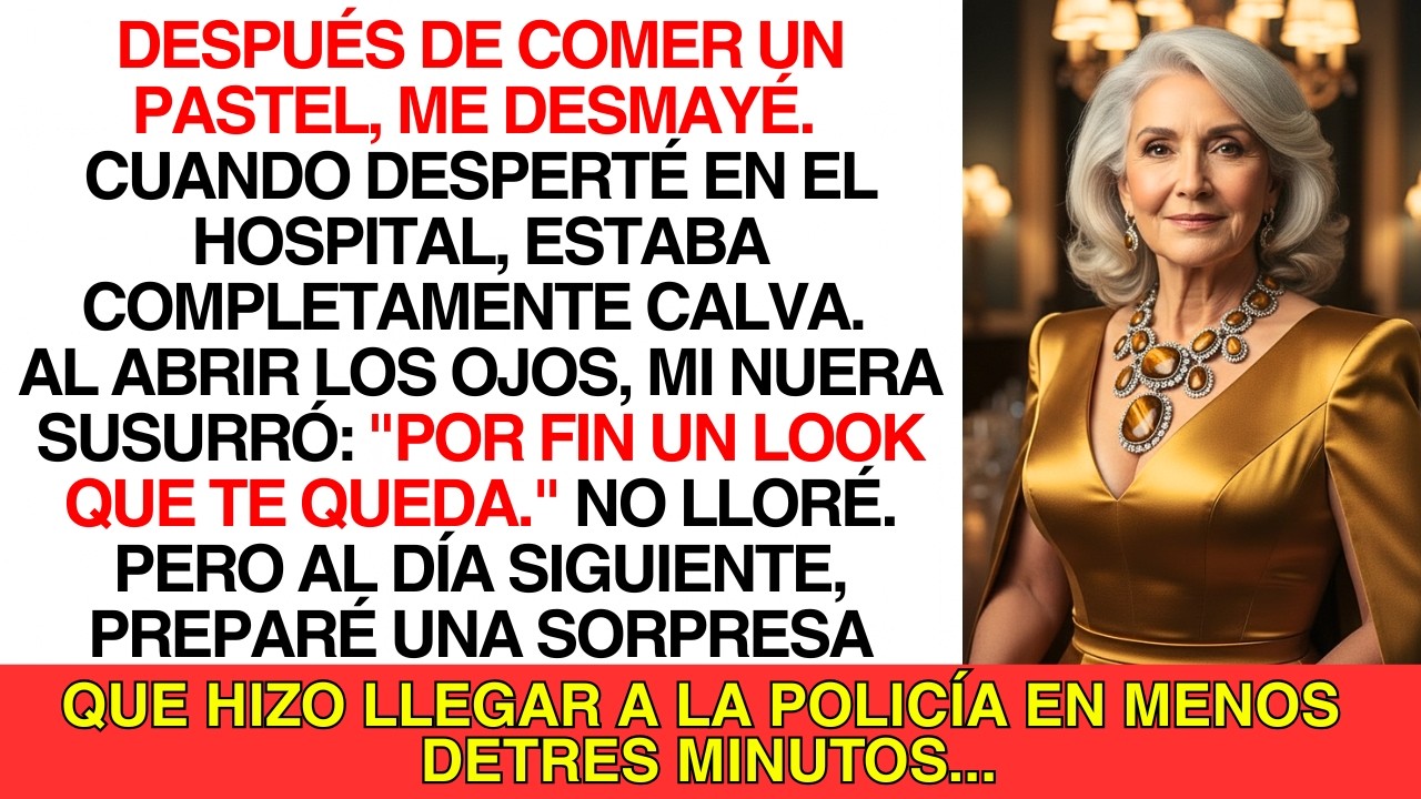 “Desperté Calva Tras Comer Su Pastel… Mi Nuera Se Burló, Pero 24 Horas Después Llegó La Policía”